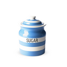 Cornishware Blue storage jar sugar